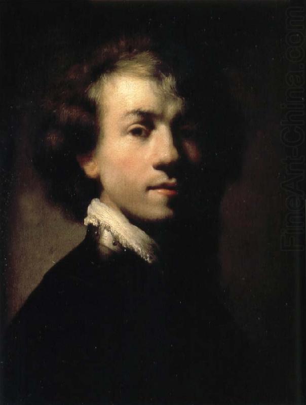 Self-Portrait with Gorget, REMBRANDT Harmenszoon van Rijn